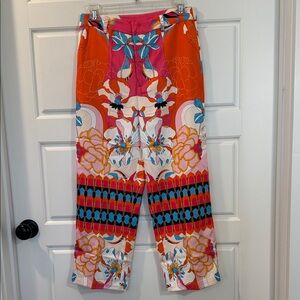 Ciebon Vibrant Floral Patterned Pants